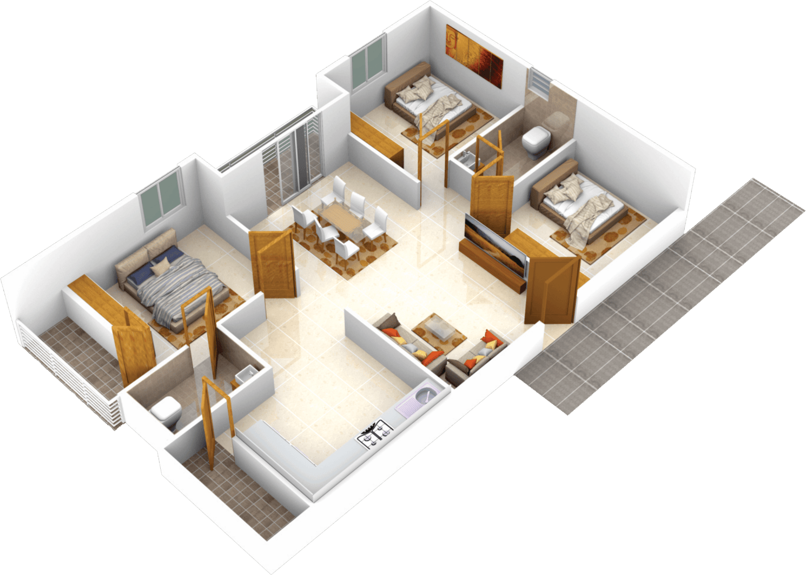 Flat 01